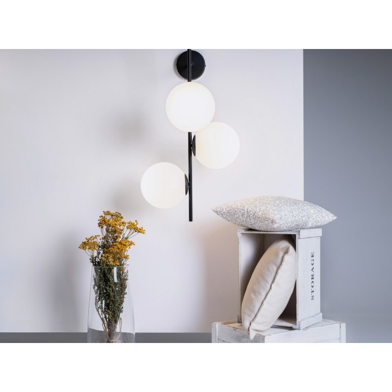 Lampa ścienna BOBLER 1connect - czarny