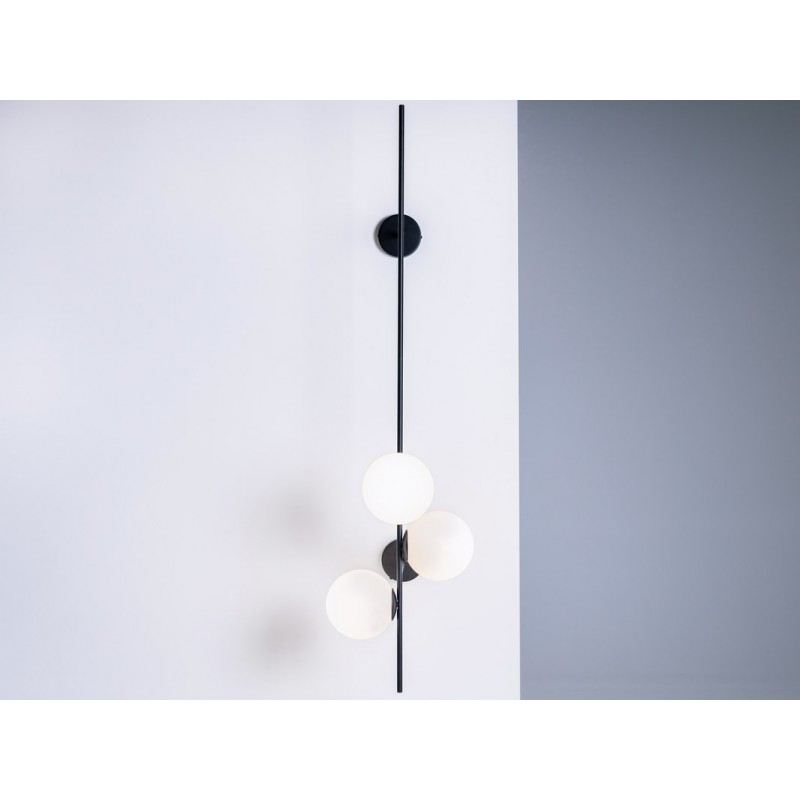 Lampa ścienna BOBLER 2connect - czarny