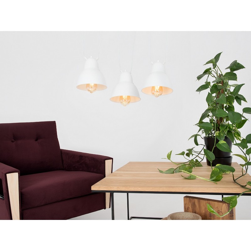 Lampa wisząca COBEN HANGMAN FIX 3 - biały