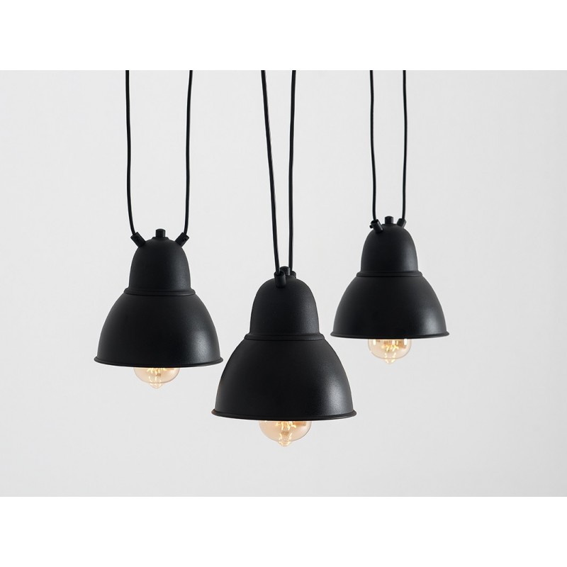 Lampa wisząca COBEN HANGMAN FIX 3 - czarny