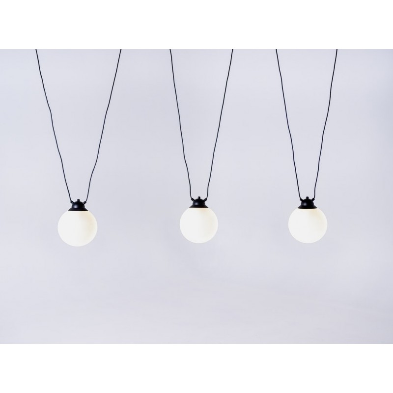 Lampa wisząca GLASS HANGMAN 3 - czarny