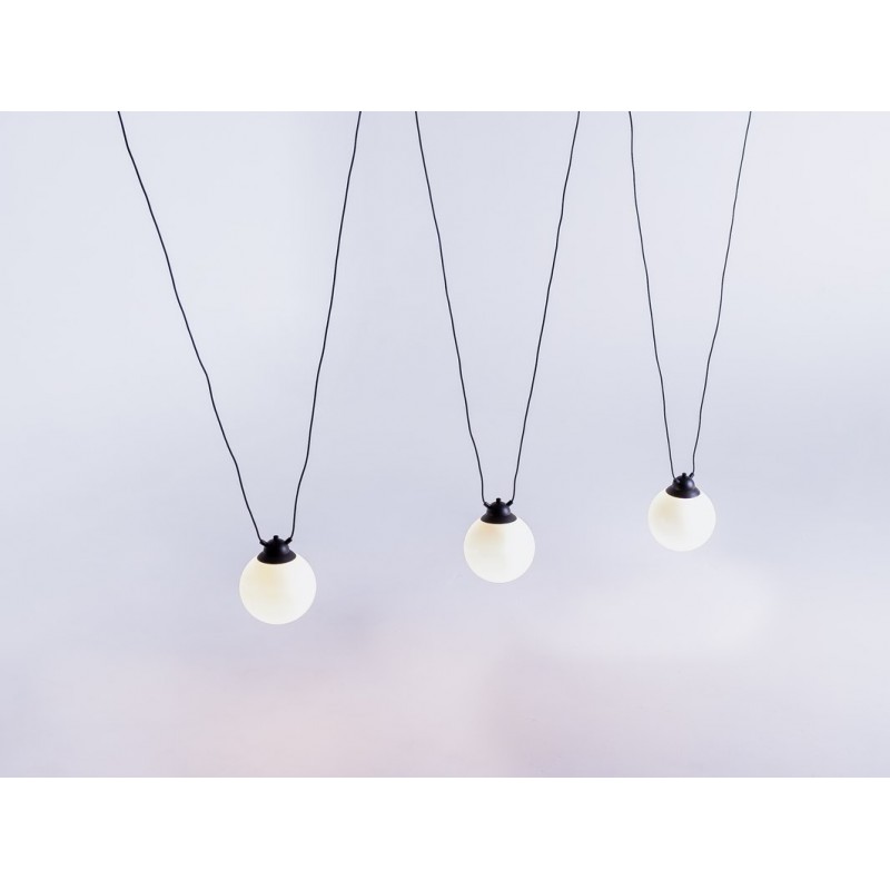 Lampa wisząca GLASS HANGMAN 3 - czarny