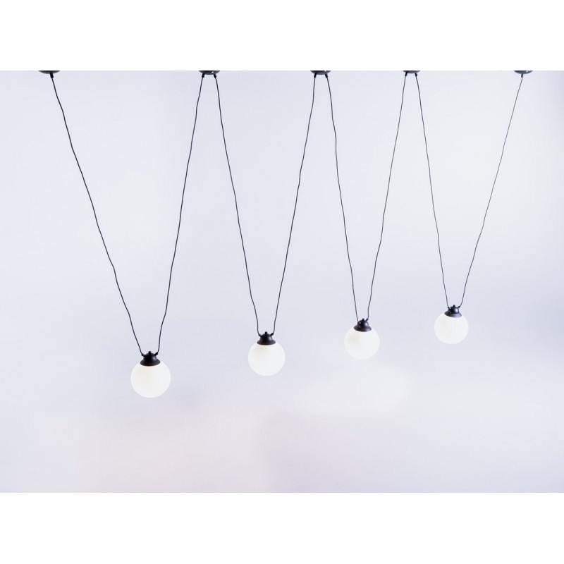 Lampa wisząca GLASS HANGMAN 4 - czarny