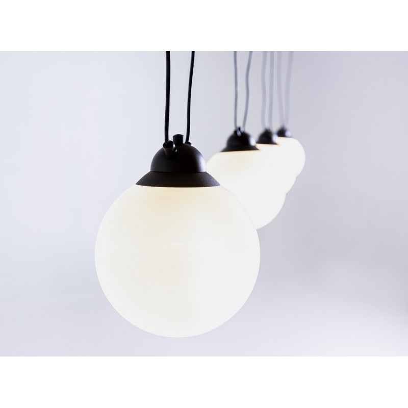 Lampa wisząca GLASS HANGMAN 4 - czarny