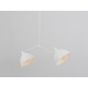 Lampa wisząca COBEN TWO HEAD - biały