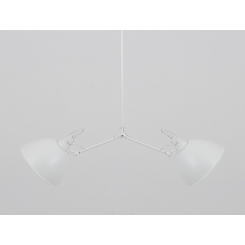 Lampa wisząca COBEN TWO HEAD - biały