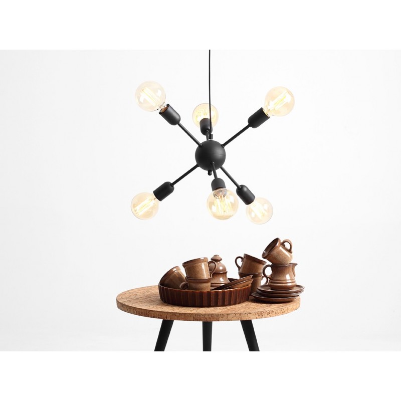 Lampa wisząca VANWERK BALL - czarny