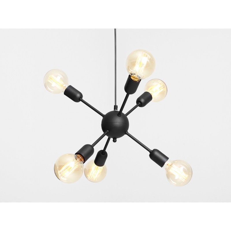 Lampa wisząca VANWERK BALL - czarny