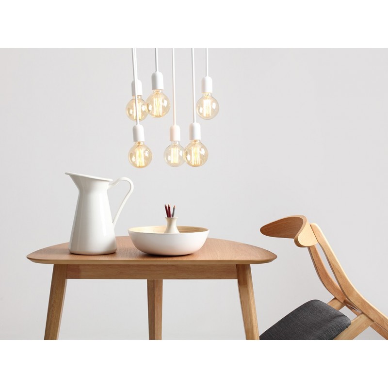 Lampa wisząca VANWERK TALL - biały