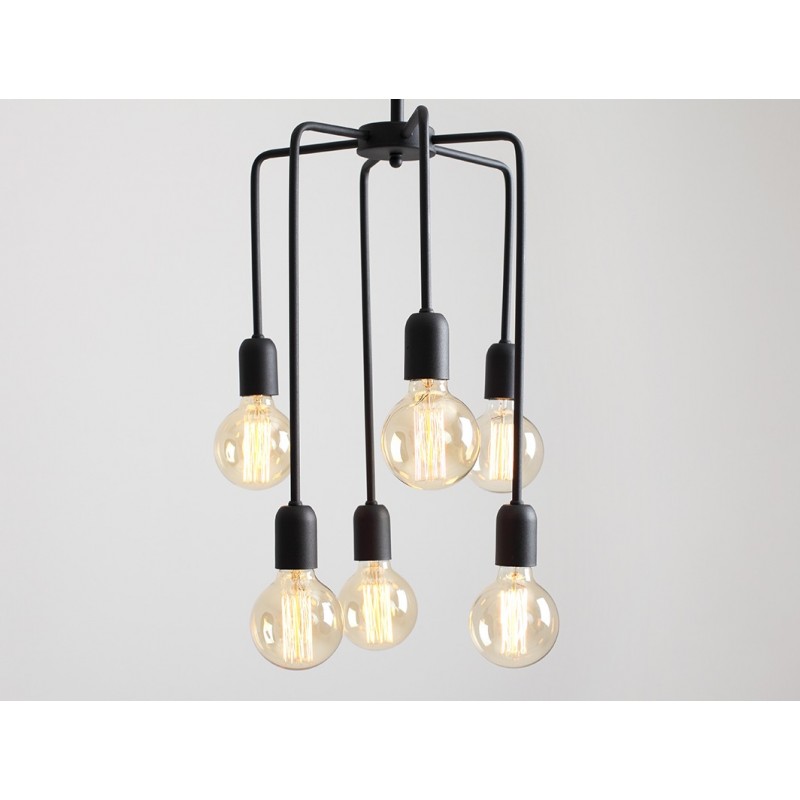 Lampa wisząca VANWERK TALL - czarny