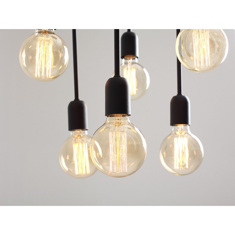 Lampa wisząca VANWERK TALL - czarny