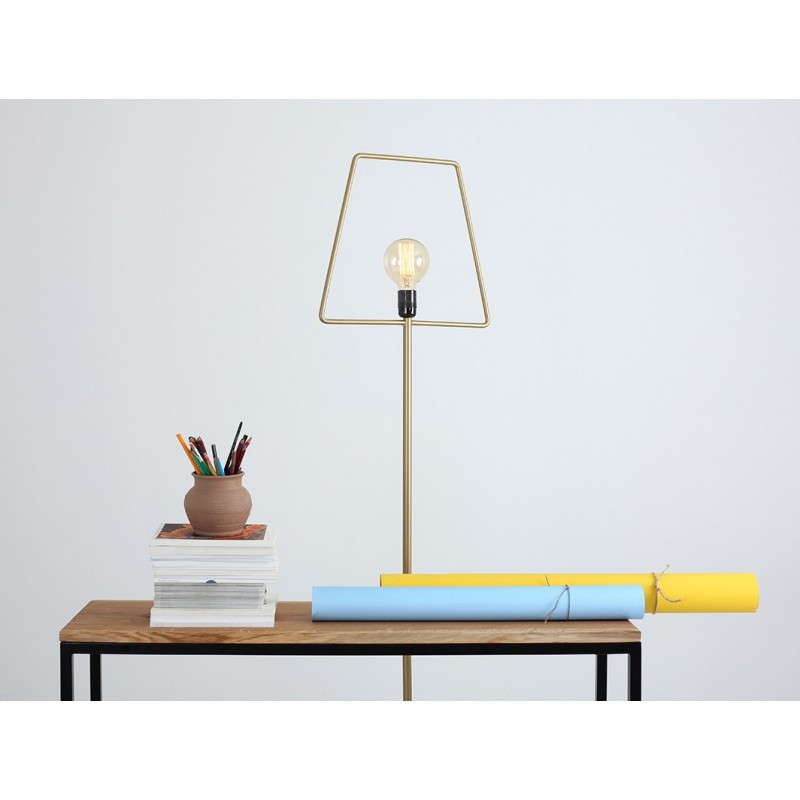 Lampa podłogowa FIRKANT FLOOR - złoty