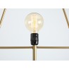 Lampa podłogowa FIRKANT FLOOR - złoty