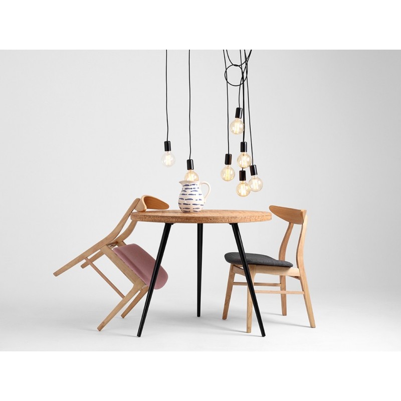 Lampa wisząca SPINNE 7 - czarny