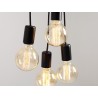 Lampa wisząca SPINNE 7 - czarny