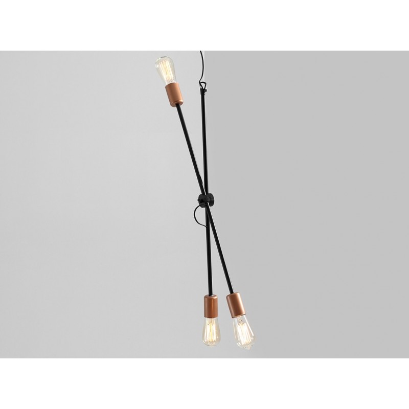 Lampa wisząca EPO 3 - czarny