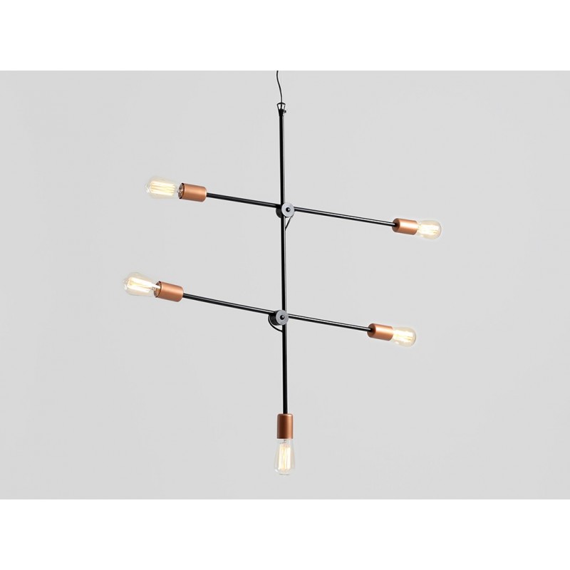 Lampa wisząca EPO 5 - czarny