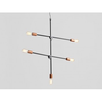 Lampa wisząca EPO 5 - czarny