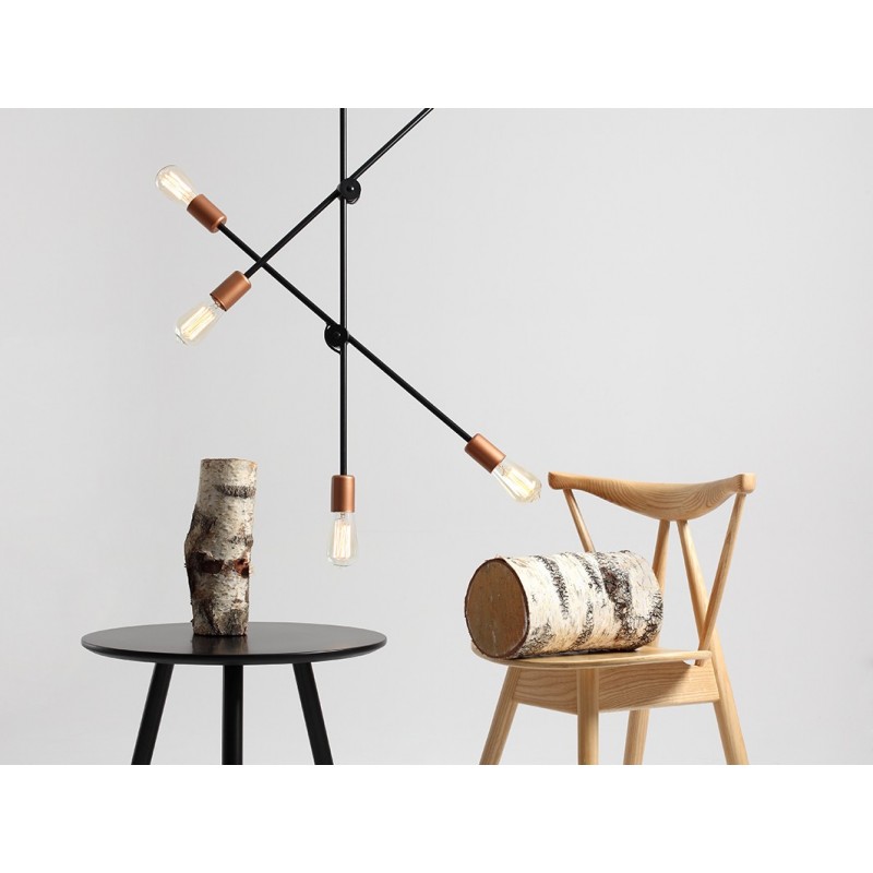 Lampa wisząca EPO 5 - czarny