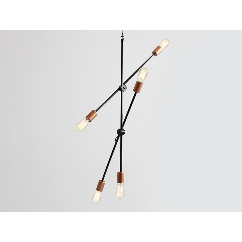 Lampa wisząca EPO 5 - czarny