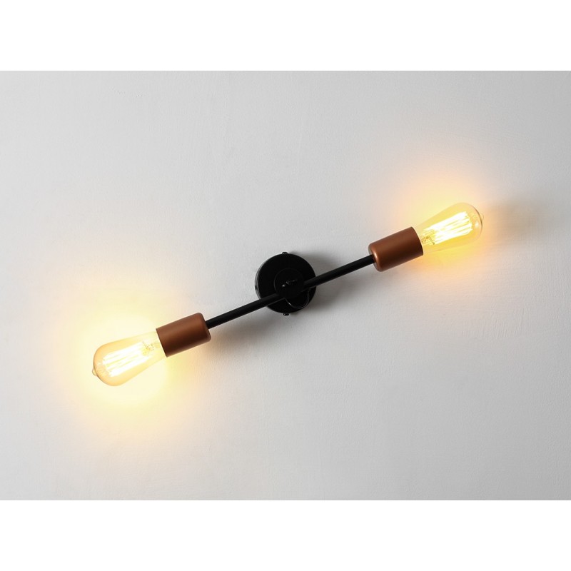 Lampa ścienna EPO WALL - czarny