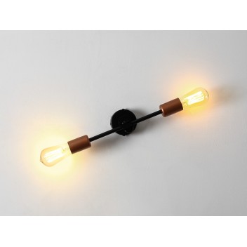 Lampa ścienna EPO WALL - czarny