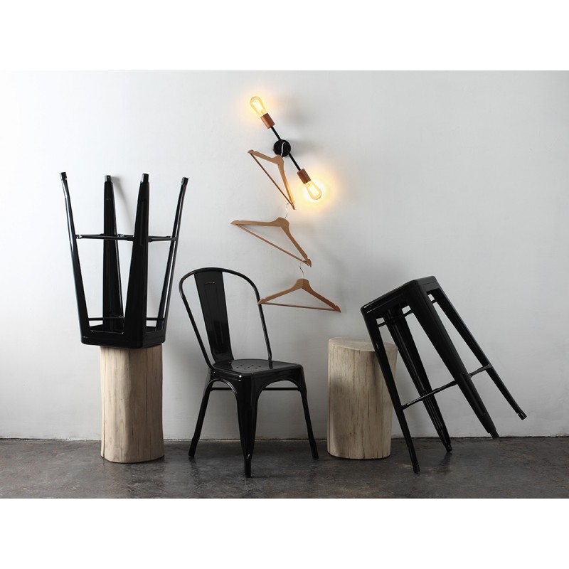 Lampa ścienna EPO WALL - czarny