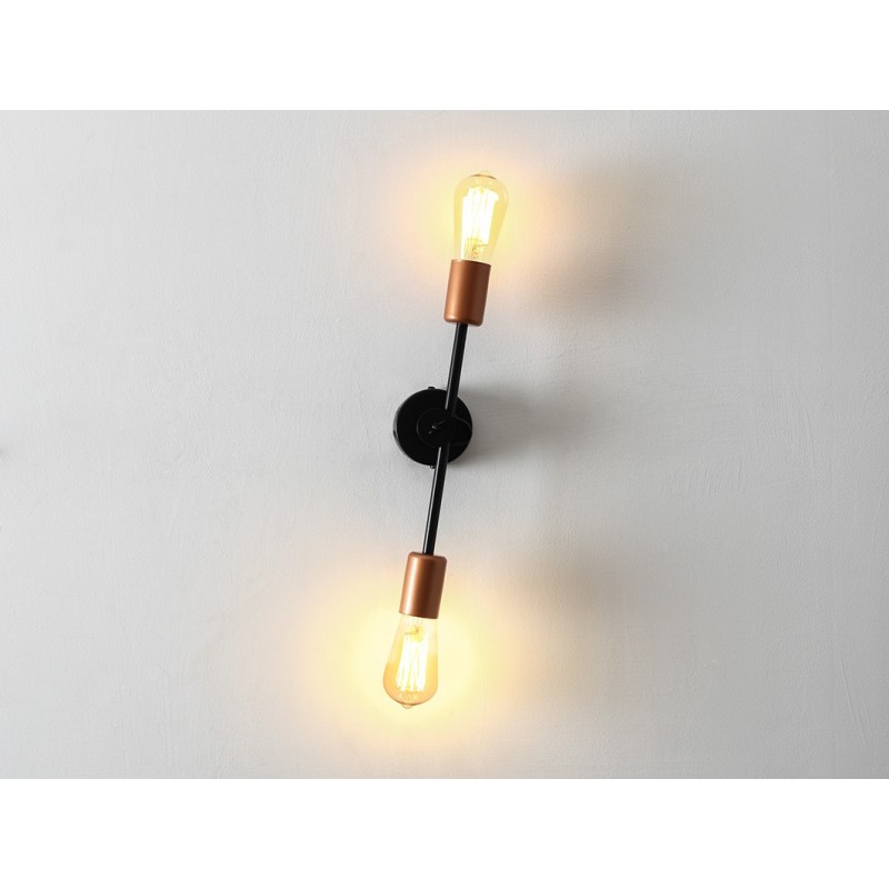 Lampa ścienna EPO WALL - czarny