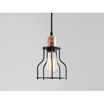 Lampa wisząca WORKER WIDE - czarny