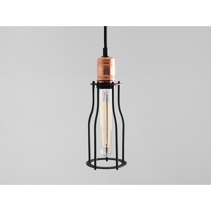 Lampa wisząca WORKER TALL - czarny