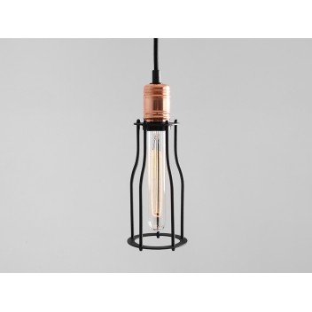 Lampa wisząca WORKER TALL - czarny