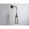 Lampa ścienna WORKER TALL WALL - czarny
