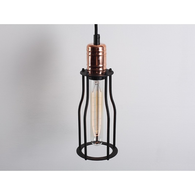 Lampa ścienna WORKER TALL WALL - czarny