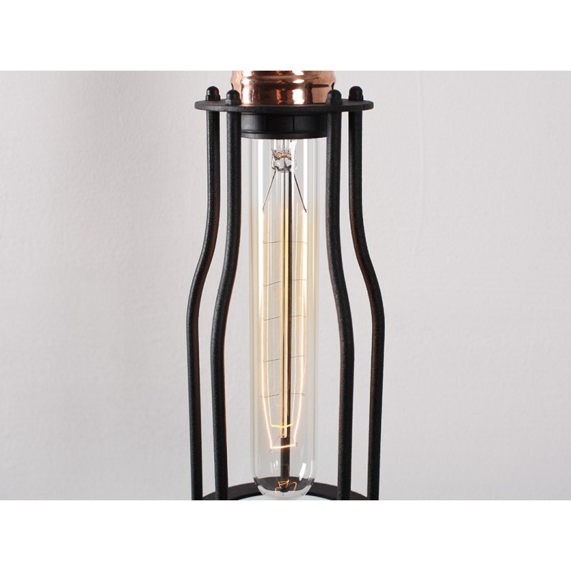 Lampa ścienna WORKER TALL WALL - czarny