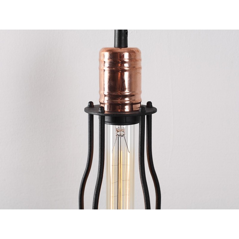 Lampa ścienna WORKER TALL WALL - czarny