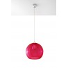 Lampa Wisząca BALL Czerwona