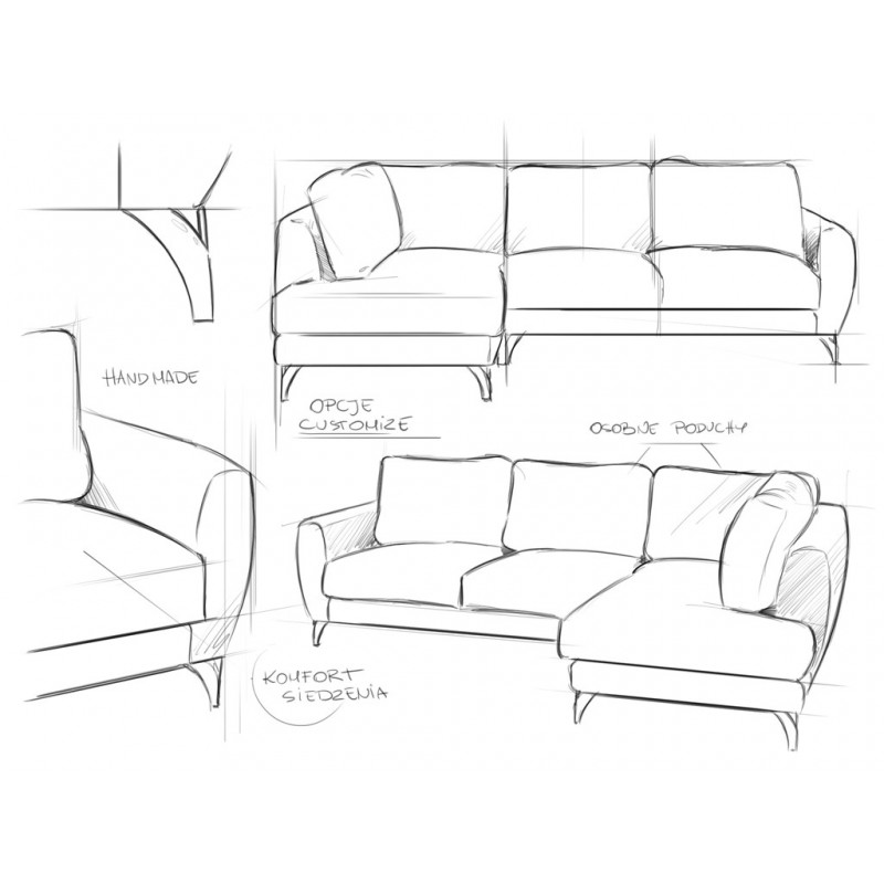 Narożnik 3 os. ARAGONA L