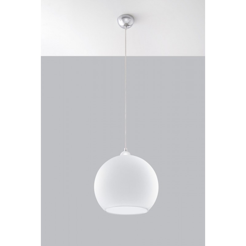 Lampa Wisząca BALL Biała