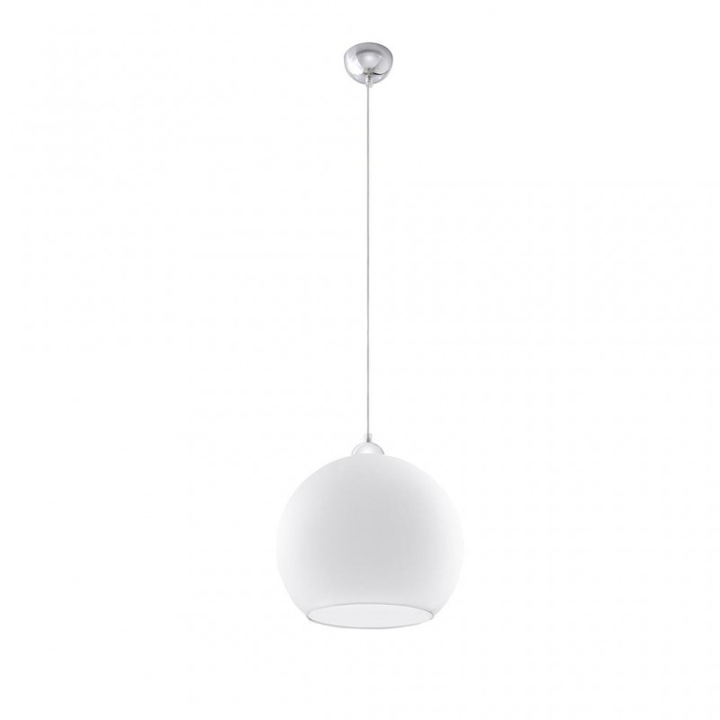 Lampa Wisząca BALL Biała
