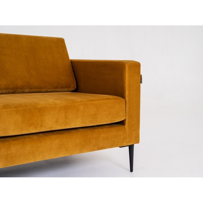 Sofa VERGAN 2 os. - marakuja(rv41), czarny