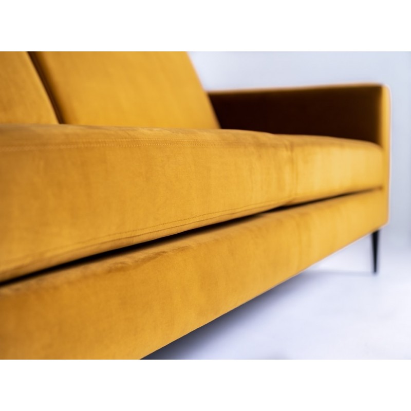 Sofa VERGAN 3 os. - marakuja(rv41), czarny