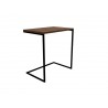Stolik LUPE SOLID WOOD 60 - dąb, czarny