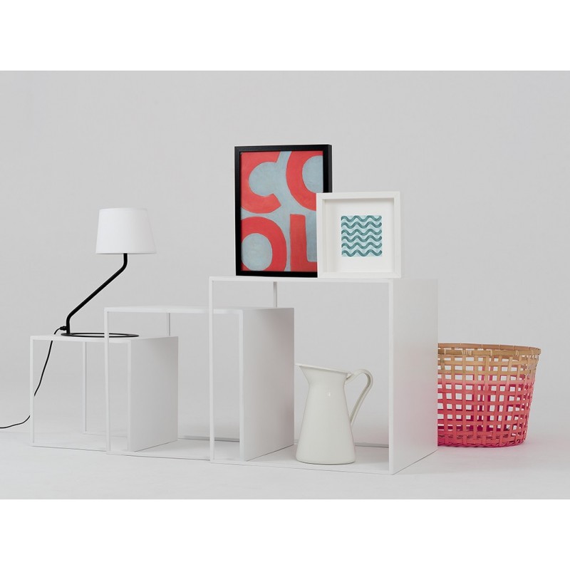 Stół kawowy zestaw 2 WALL TRIO METAL 35x45x55