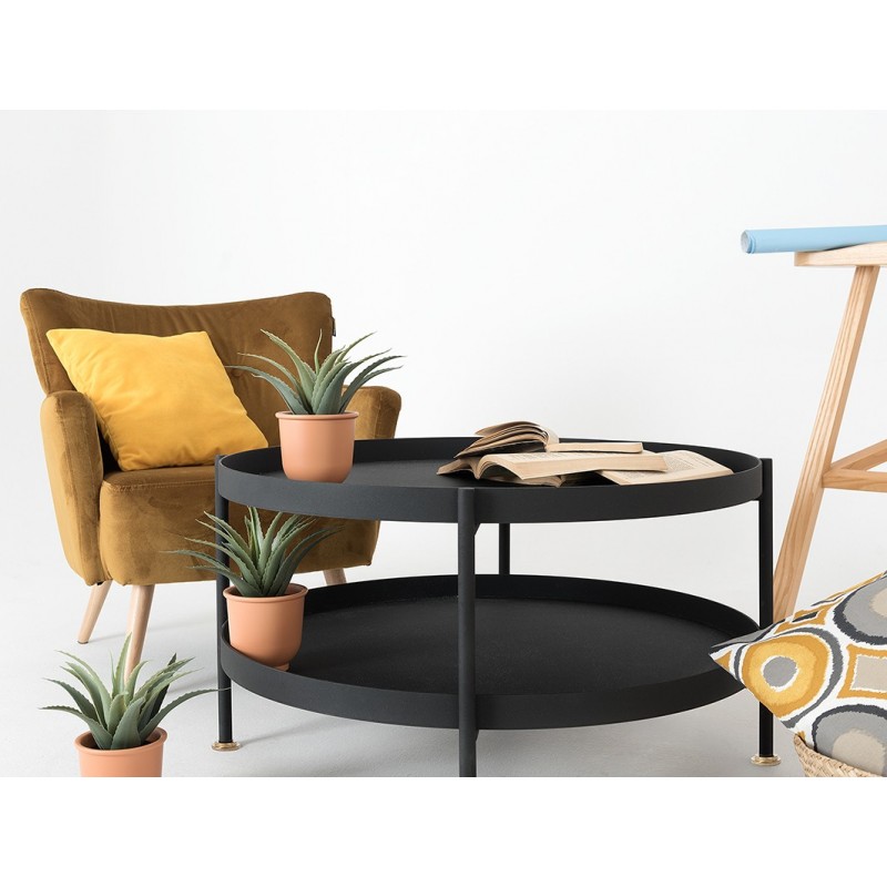 Stół kawowy HANNA METAL 80-2F