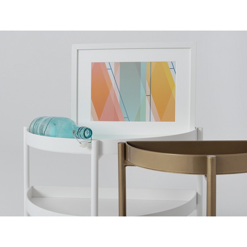 Stolik HANNA METAL HALF 40-2F