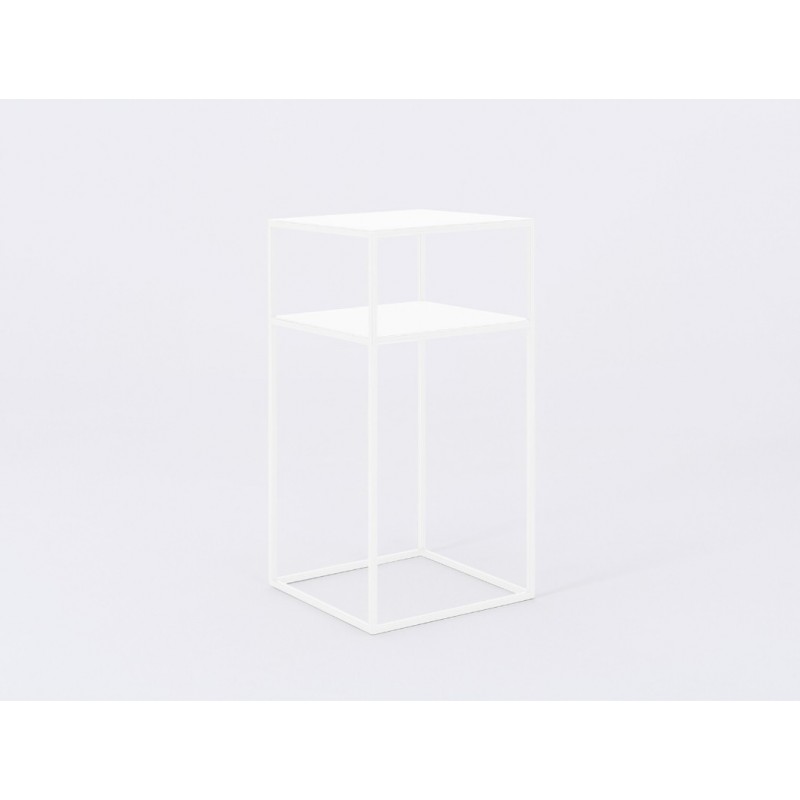 Stolik TENSIO 2 FLOOR METAL 30 - biały