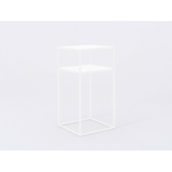 Stolik TENSIO 2 FLOOR METAL 30 - biały