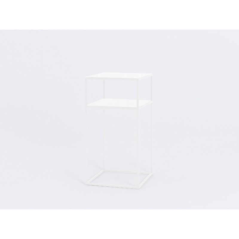 Stolik TENSIO 2 FLOOR METAL 30 - biały