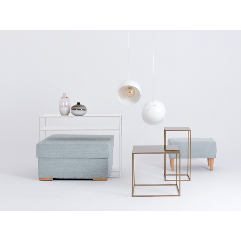 Konsola TENSIO 2 FLOOR METAL 100x35 - biały