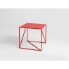 Stolik MEMO METAL 50 - czerwony